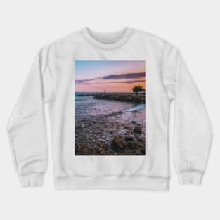 Sunset Summer Sky Sea Meditation Yoga Relax Crewneck Sweatshirt